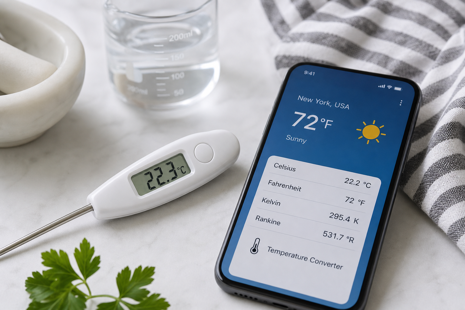 Celsius, Fahrenheit, and Kelvin Guide