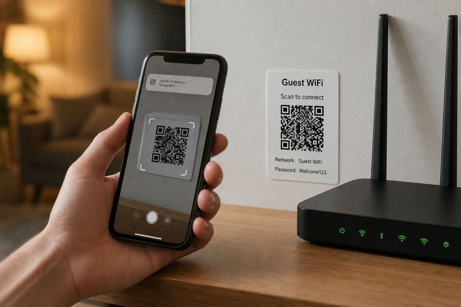 Guest WiFi QR Code Setup Guide