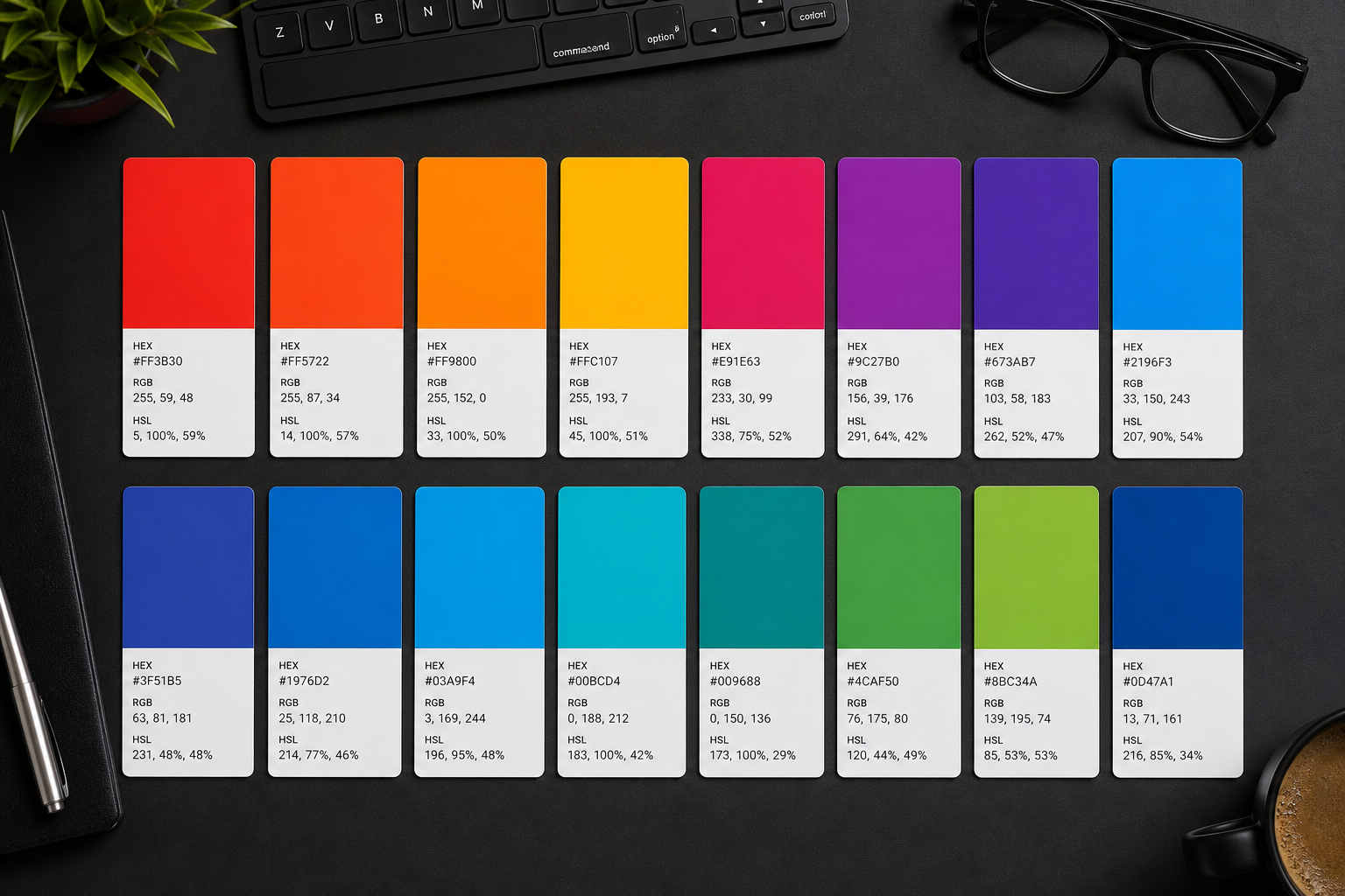 HEX vs RGB vs HSL vs OKLCH