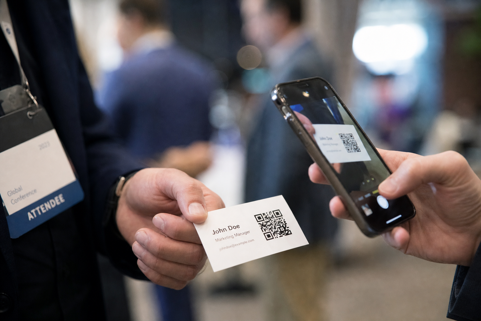 QR Codes for Business Cards and Networking
